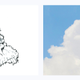 Illustration for article titled Artist Draws Whimsical Illustrations Over The Shapes He Sees In Clouds